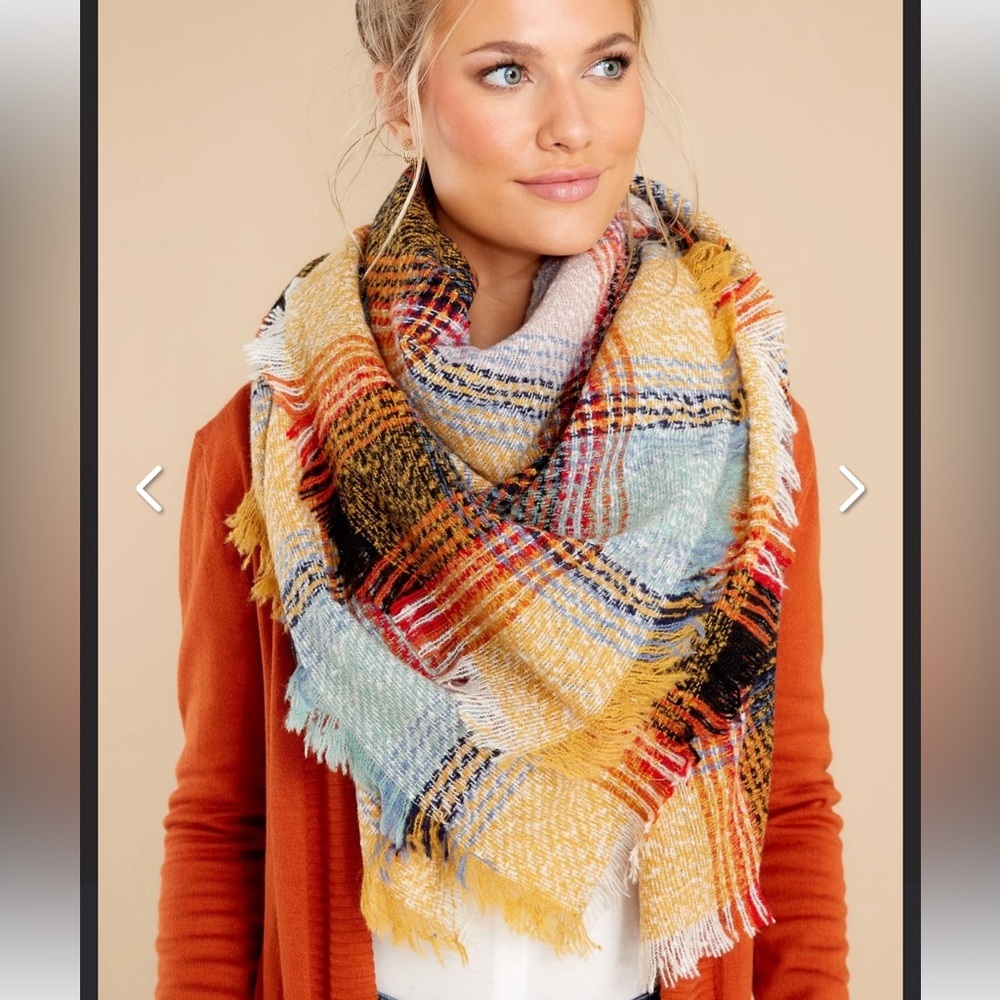 Beautiful plaid scarf